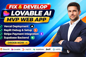 build lovable web app, lovable website, fix lovable, saas, lovable ai developer