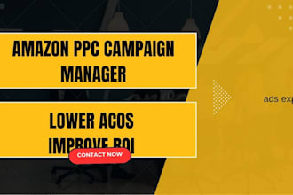 be your amazon PPC campaign manager and amazon ads expert