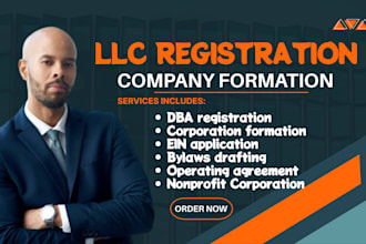 register US nonprofit llc, dba, corporation, ein, bylaws, reinstatement, dba