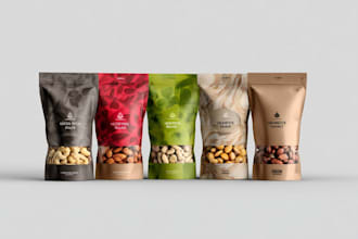 design premium supplement label and packaging with 3d mockup