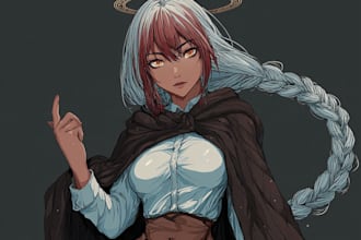 create stunning fantasy character art and portraits