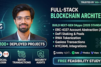 be blockchain developer for web3 dapp uniswap on solana evm