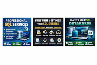 write sql queries, joins and fix database errors fast