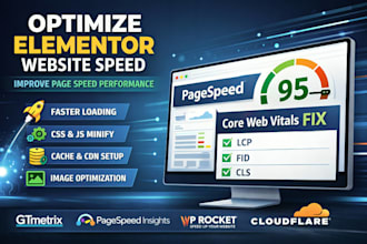 do optimize elementor website speed and improve page speed performance insight