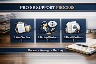 be your pro se legal consultant and litigation drafting attorney