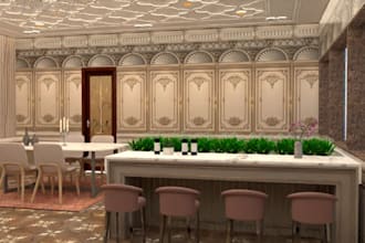 create sketchup 3d model and realistic vray render