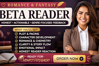 alpha reader, beta reader fiction thriller scifi romance fantasy novel