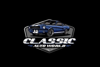 design auto detailing automotive mobile detailing auto repair car wash logo