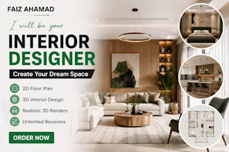 create a realistic 3d room interior design in 3ds max