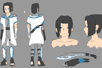 design a anime character