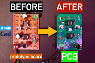 convert your idea into pcb prototype and ready to manufacture hardware product