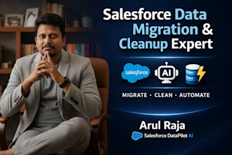 do salesforce data migration, cleanup, and ai deduplication
