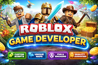 roblox full game creatio, roblox full game development, roblox scripter