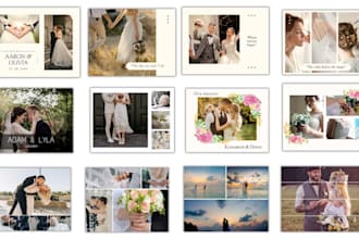design elegant wedding albums and minimalist event photobooks