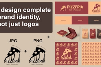 create minimalist restaurant and cafe logo design