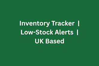 build or fix your excel inventory stock tracker