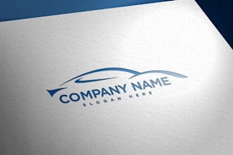 do professional automotive, car repair, motor car logo design