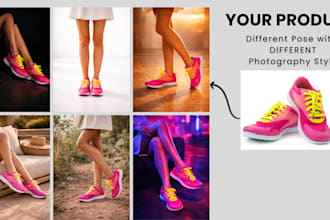 create high end fashion product photography