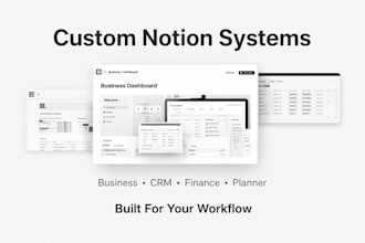 build custom notion system for your business