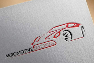 do professional automotive, car repair, motor car logo design