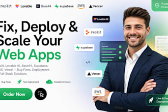 fix deploy lovable ai website replit ai base44 app lovable supabase aws vercel