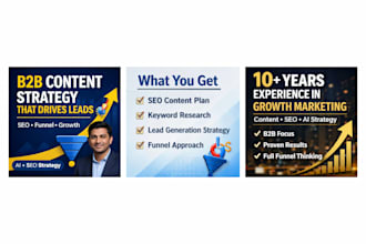 create b2b SEO content strategy that drives traffic and leads