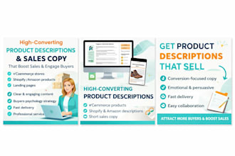 write high converting product descriptions for ecommerce