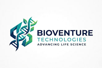 design a modern and professional biotech logo
