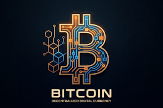 design a modern and professional bitcoin logo