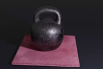 create low poly 3d models and game assets for unity