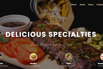 do frontend, backend development to make a website
