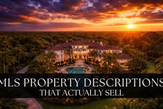 write luxury real estate mls property descriptions that convert