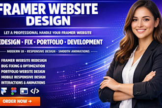 redesign framer website, fix framer website, framer portfolio, framer developer