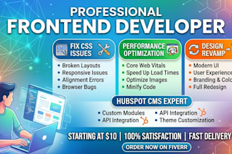 fix CSS issues, improve website performance, and revamp UI design