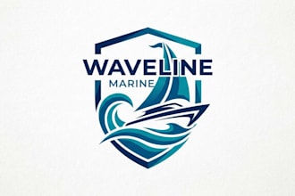 design a sleek and professional boat logo