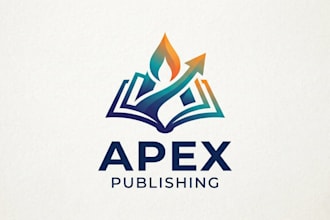 design a professional and creative book publisher logo