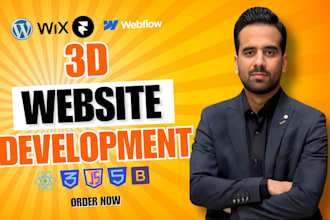 design 3d website and landing page for your business
