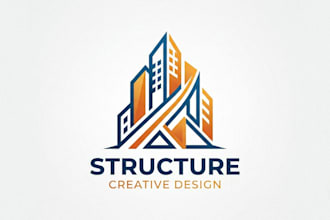 design a modern and professional building logo