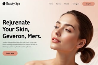 design squarespace organic skincare website beauty brand website