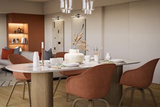 create photorealistic interior renders for architects and designers