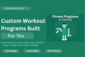 create a custom workout program for trainers on trainerize