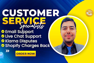 handle customer service, email support, and order tracking