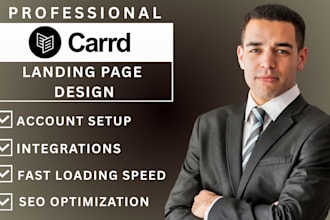 build carrd website design carrd landing page redesign carrd website squarespace
