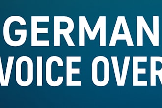 record a professional german voice over