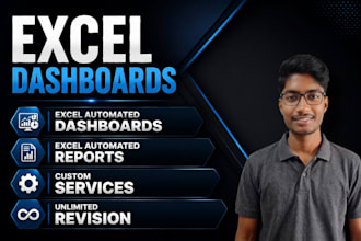create excel automated dashboards and reports