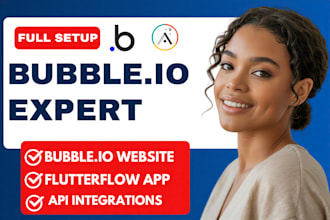 develop bubble io web app, bubble mvp bubble app developer flutterflow adalo app