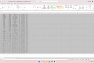 organise and clean your excel or spreadsheet data
