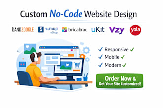 customize bandzoogle sumup eshop bricabrac ukit  vzy voog yola website design