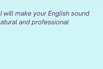 rewrite your messages to sound natural and professional