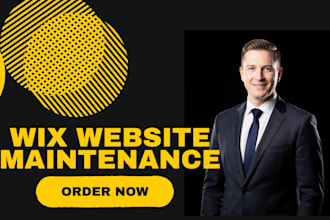 manage and redesign your wix website